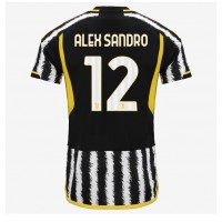 Moški Nogometni dresi Juventus Alex Sandro #12 Domači 2023-24 Kratek Rokav